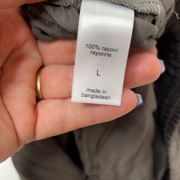 Maurices Taupe Slinky Flowy Elastic Pull On Shorts - Picture 4 of 7